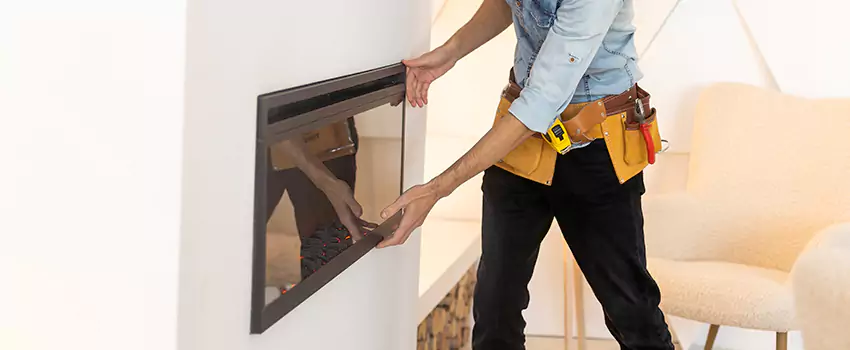 Metal Fireplace Installation in San Fernando, California