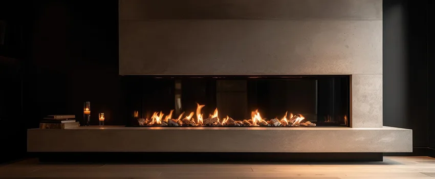 Gas Fireplace Ember Bed Design Services in San Fernando, California