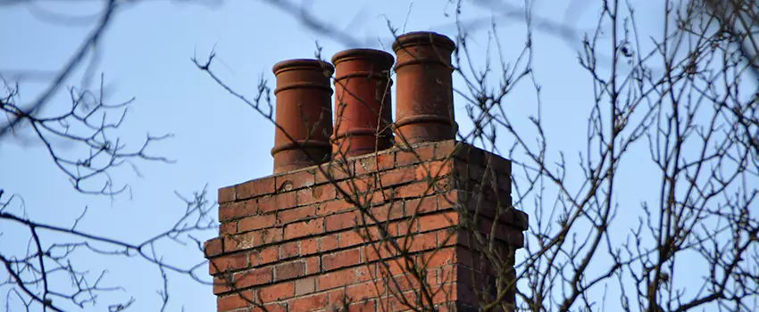 Chimney Crown Installation For Brick Chimney in San Fernando, California